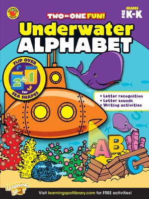 cover image of Underwater Alphabet & Sea Shapes, Grades PK - K